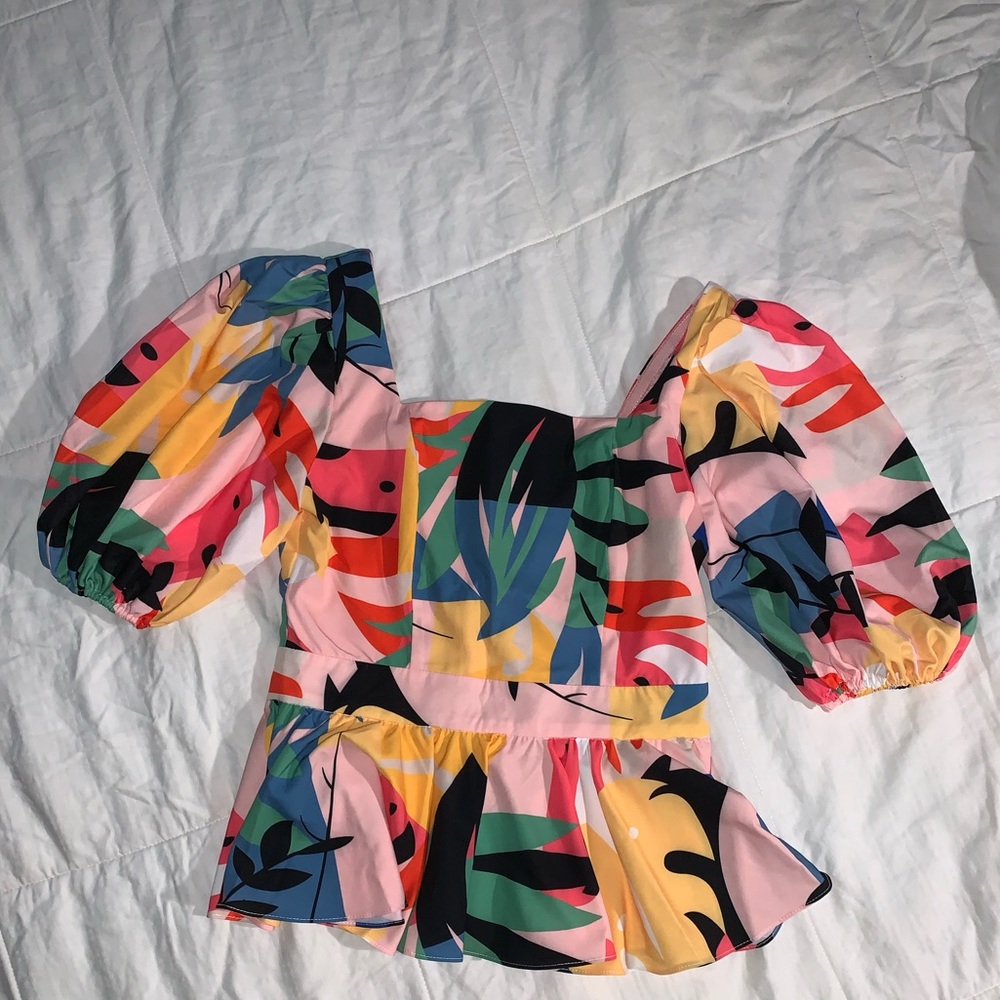 NWT Tea & Cup Los Angeles Peplum